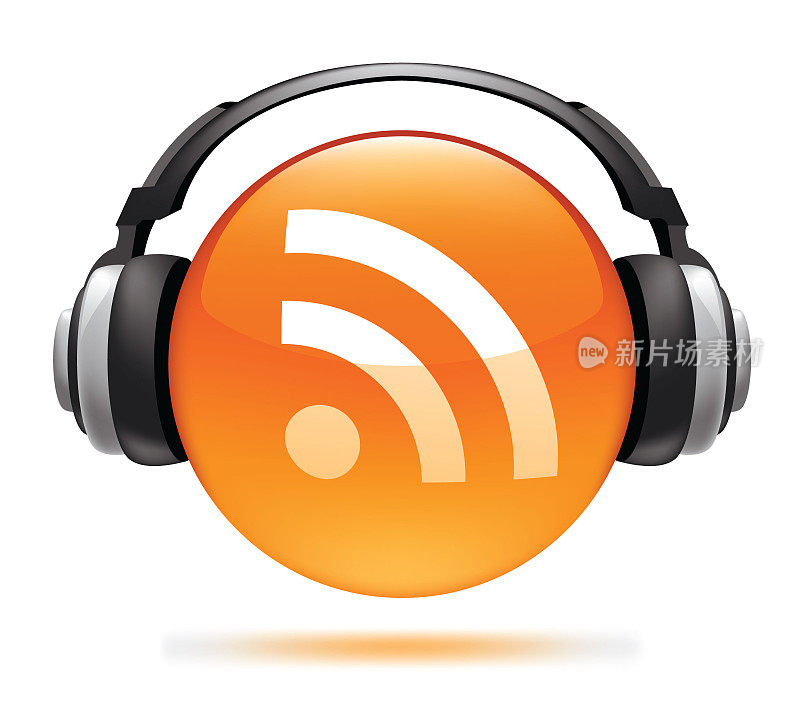 Podcast RSS耳机图标